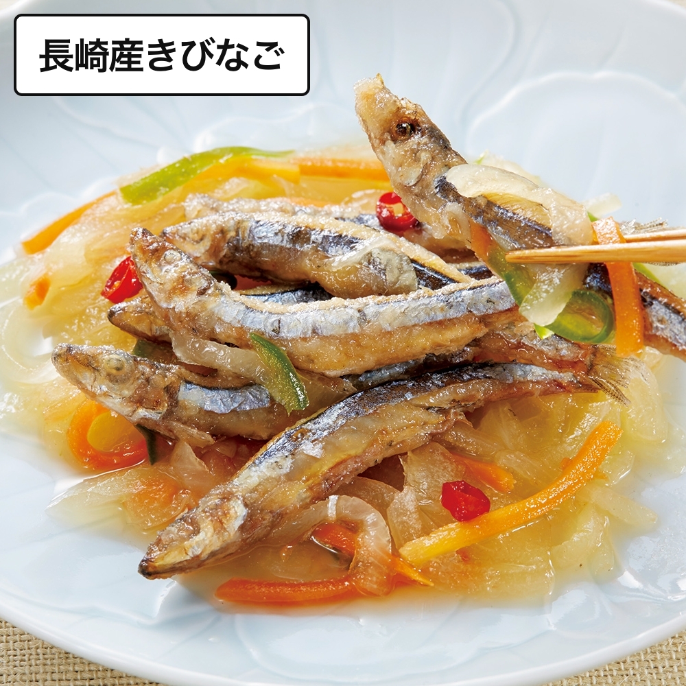長崎産魚の南蛮漬食べくらべ_きびなご