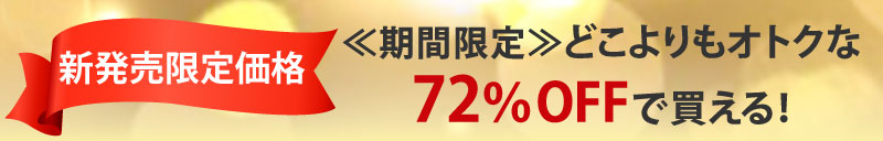 新発売限定価格どこよりもオトクな72％OFF